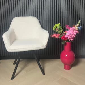 Eetkamerstoel teddy beige