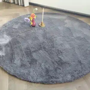 Rabbit super soft Antraciet 170cm rond